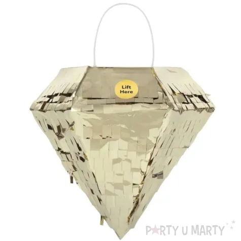 piniata mini blyszczacy diament unique 17 x 15 cm