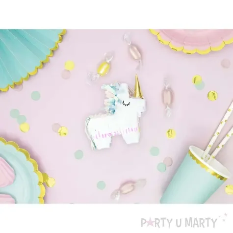 piniata mini jednorozec partydeco 8x8 cm