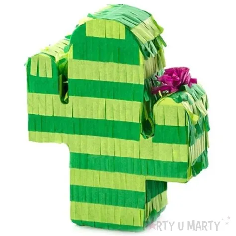 piniata mini kaktus zielony partydeco 11 5 x 6 cm