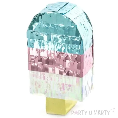 piniata mini lod na patyku partydeco 11 5 x 6 cm