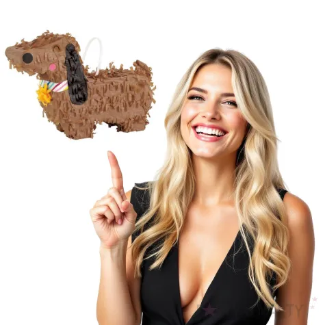 piniata mini pies jamnik unique 20 x 14 cm