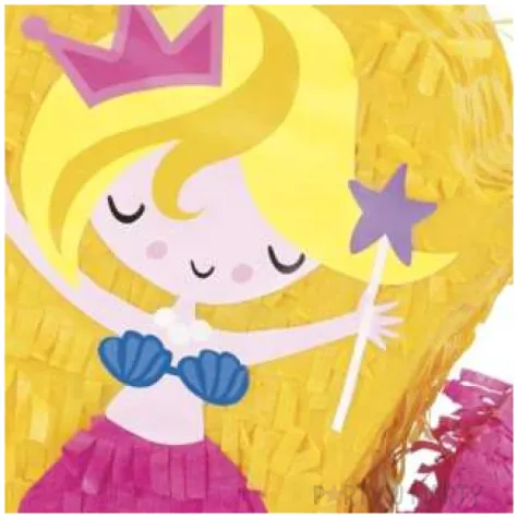 piniata mini syrenka unique 17 x 19 cm