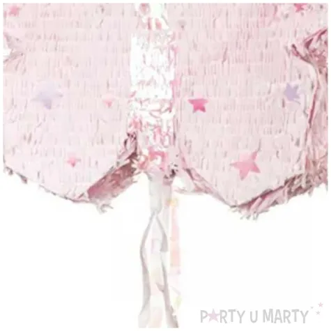 piniata motyl skladana rozowy partydeco 58 x 48 x 10cm