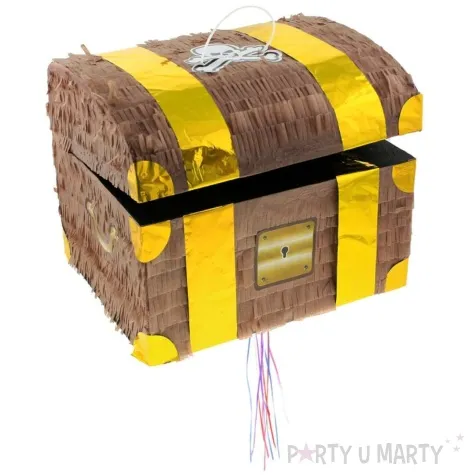 piniata piracka skrzynia skarbow godan 30 x 34 cm