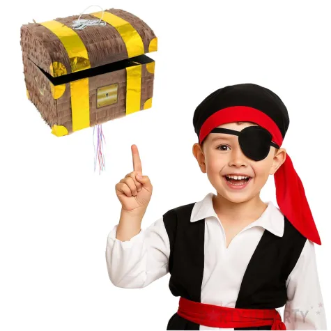 piniata piracka skrzynia skarbow godan 30 x 34 cm