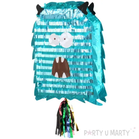 piniata potworek niebieski folat 50 x 40 cm