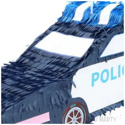 piniata radiowoz policyjny niebieski boland