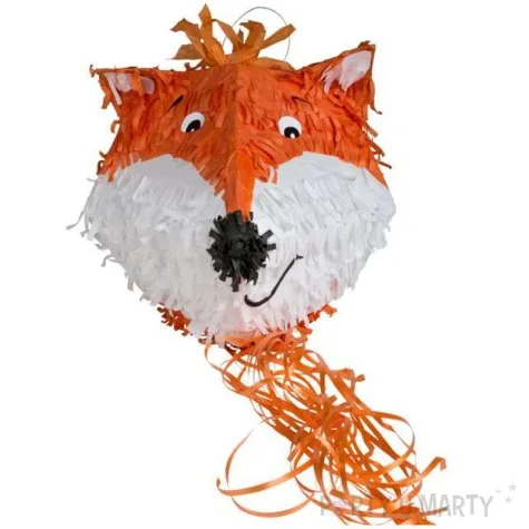 piniata rudy lisek pomaranczowy amscan 35 x 32 cm