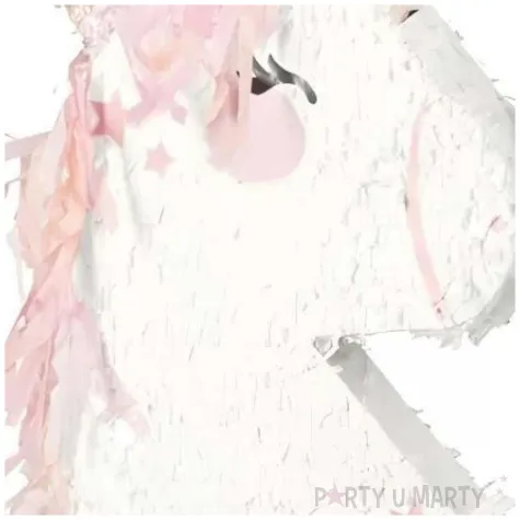 piniata skladana dekoracja na urodziny glowa jednorozca 41 x 48 x 10 cm