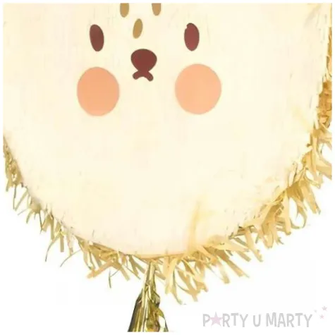 piniata skladana dekoracja na urodziny glowa lwa 48 x 48 x 10 cm