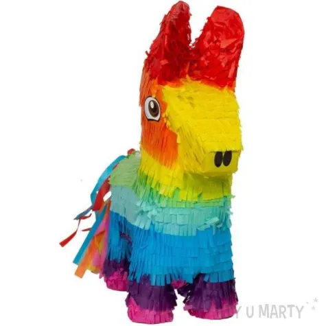 piniata teczowy osiolek folat 35 x 39 cm