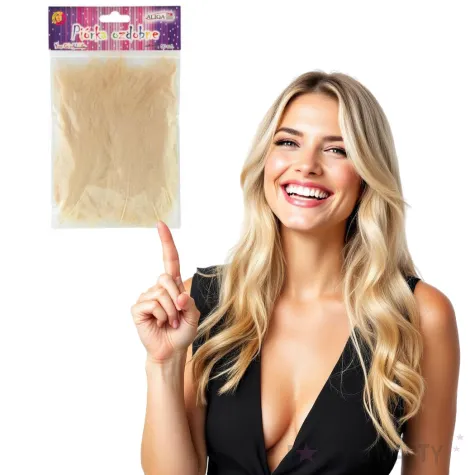 piorka dekoracyjne classic bezowe aliga 10 12 cm 50 szt