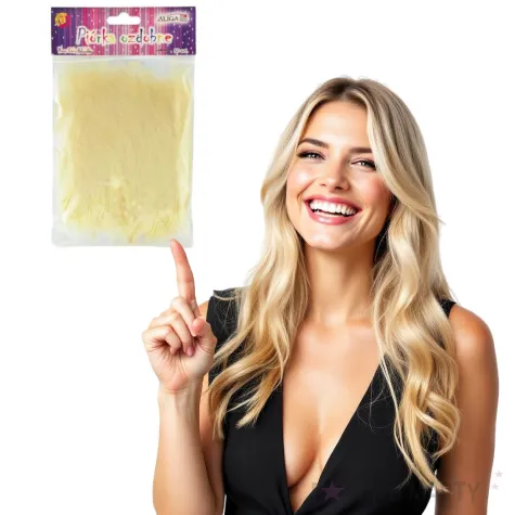 piorka dekoracyjne classic ecru aliga 10 12 cm 50 szt