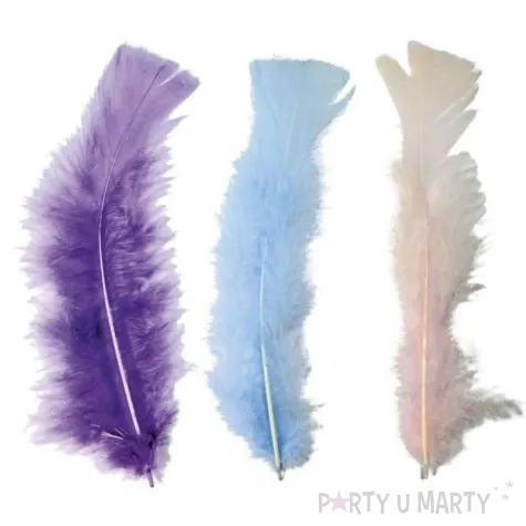 piorka dekoracyjne classic mix niebieski titanum 8 g