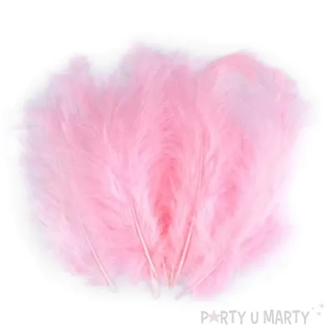 piorka dekoracyjne classic rozowy jasny stoklasa 9 16 cm 20 szt