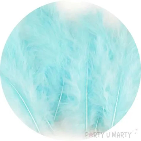 piorka dekoracyjne classic turkusowy stoklasa 9 16 cm 20 szt