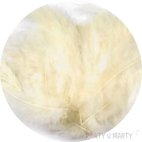 piorka dekoracyjne classic waniliowy stoklasa 9 16 cm 20 szt