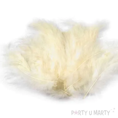 piorka dekoracyjne classic waniliowy stoklasa 9 16 cm 20 szt