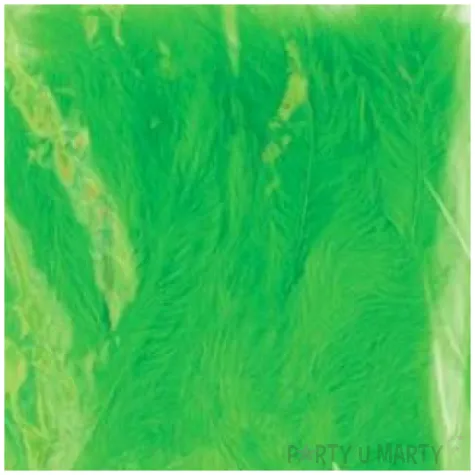 piorka dekoracyjne classic zielone aliga 10 12 cm 50 szt