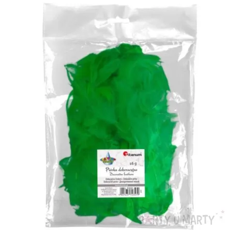 piorka dekoracyjne classic zielone titanum 16 g