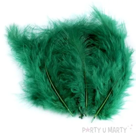 piorka dekoracyjne classic zielony stoklasa 9 16 cm 20 szt