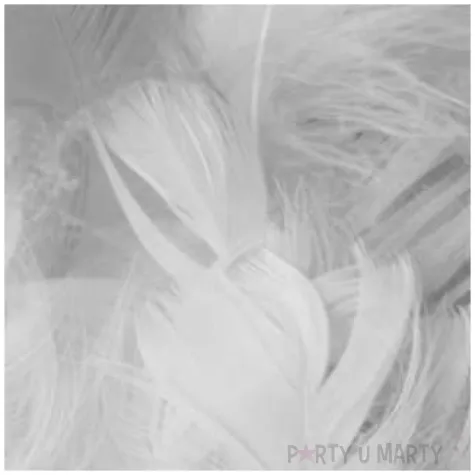 piorka dekoracyjne krotkie szare partypal 5 8 cm 50 szt