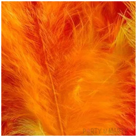 piorka dekoracyjne ogniste mix titanum 50 szt