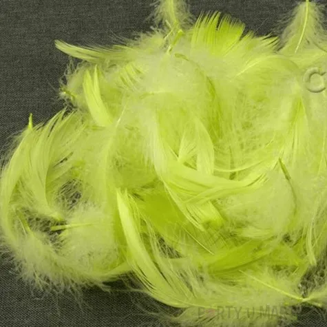 piorka dekoracyjne zielone jabluszko woreczek