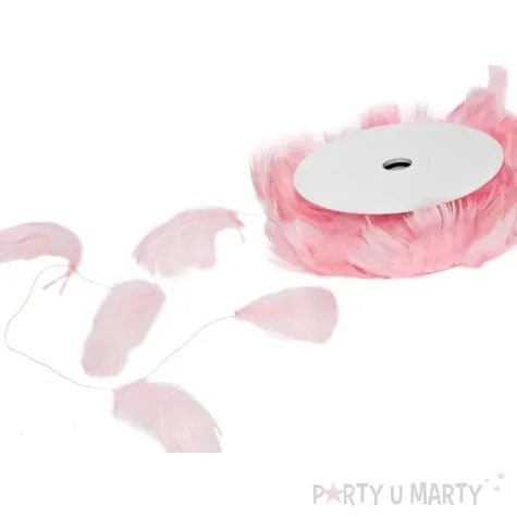 piorka na drucie rozowy 10 m 1 szt