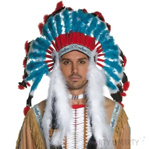 pioropusz indianski kolorowy smiffys