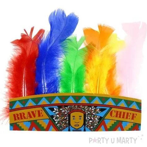 pioropusz party indianin 6 szt