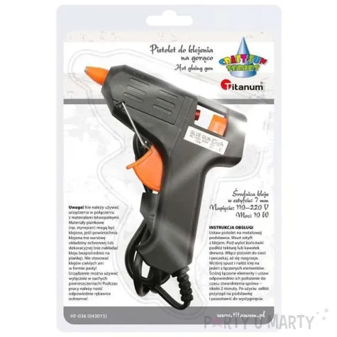 pistolet do kleju na goraco craft fun 7 mm titanum