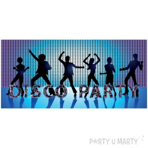 plakat disco party congee 70x33 cm