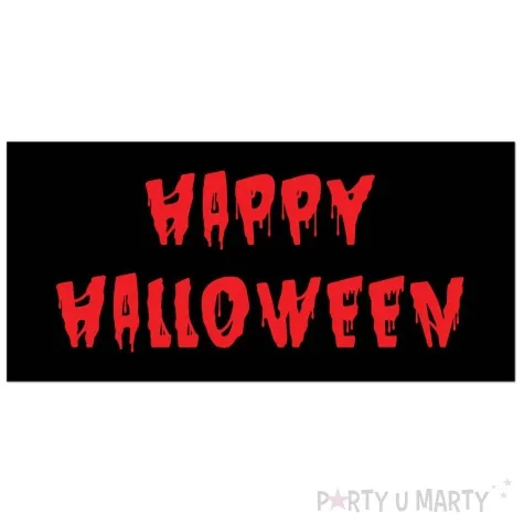 plakat krwawe happy halloween congee 70x30 cm