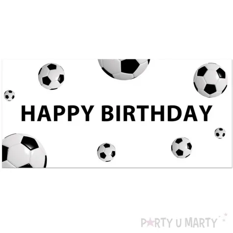 plakat pilka nozna happy birthday congee 70x33 cm