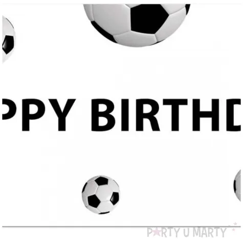 plakat pilka nozna happy birthday congee 70x33 cm