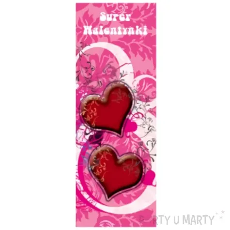 plakat walentynkowy 24x68 cm serca 1 szt