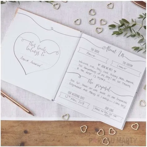 planer slubny wedding planner beautiful botanics ginger ray 21 x 20 cm