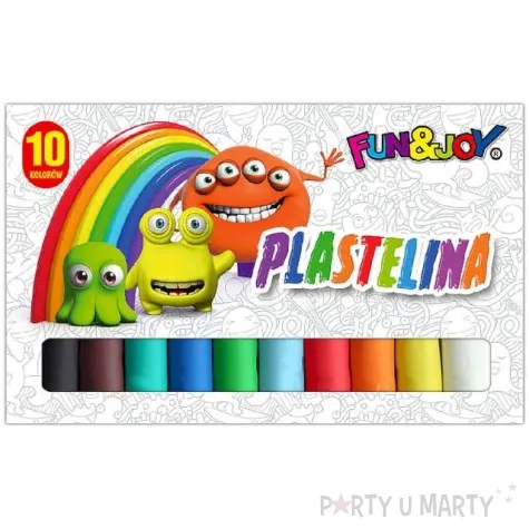 plastelina artystyczna mix fun joy 10 szt