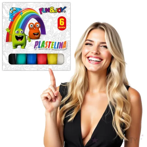 plastelina artystyczna mix fun joy 6 szt