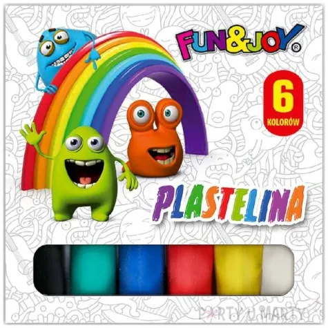 plastelina artystyczna mix fun joy 6 szt
