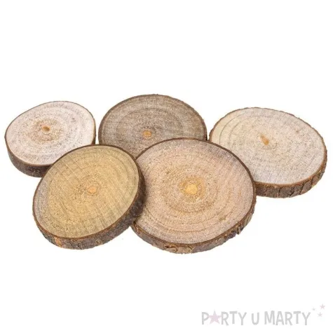 plastry drewniane okragle brewis 4 6 cm 5 szt