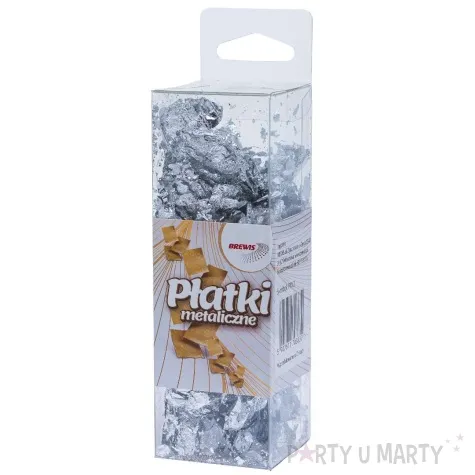 platki metaliczne classic srebrny brewis