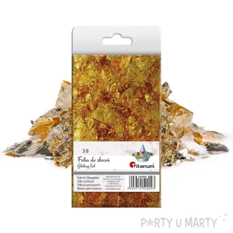 platki metaliczne classic zloty titanum 3 g