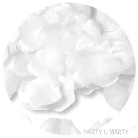 platki roz classic biale czakos 100 szt