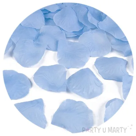 platki roz classic blekitne partydeco 100 szt