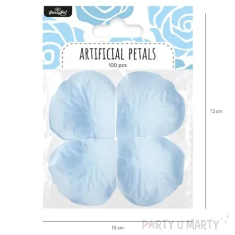 platki roz classic blekitne partypal 100 szt