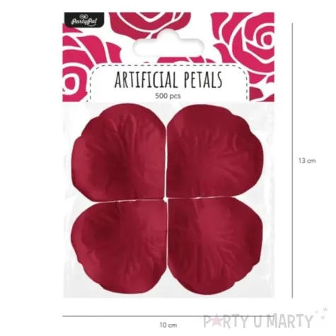 platki roz classic bordowe partypal 500 szt