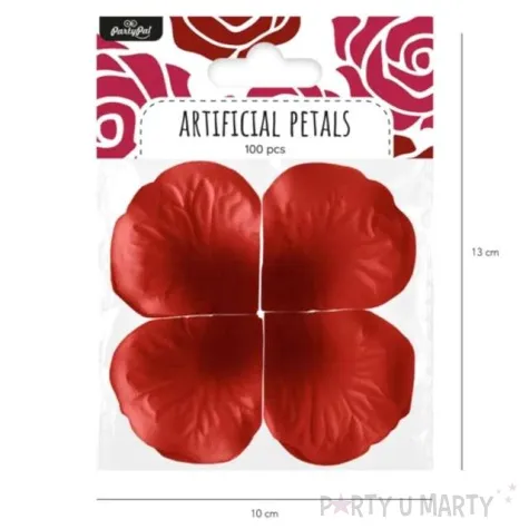 platki roz classic czerwone cieniowane partypal 100 szt
