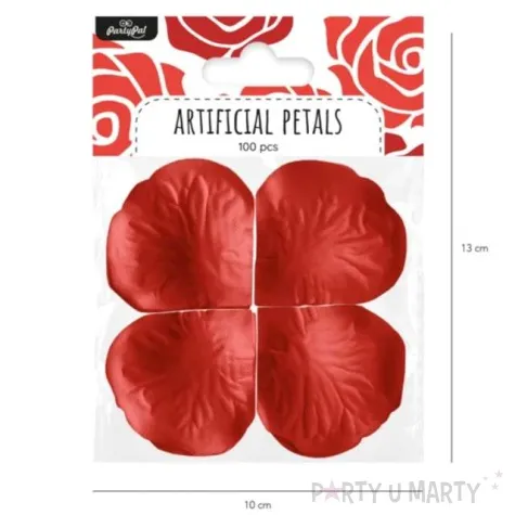 platki roz classic czerwone partypal 100 szt